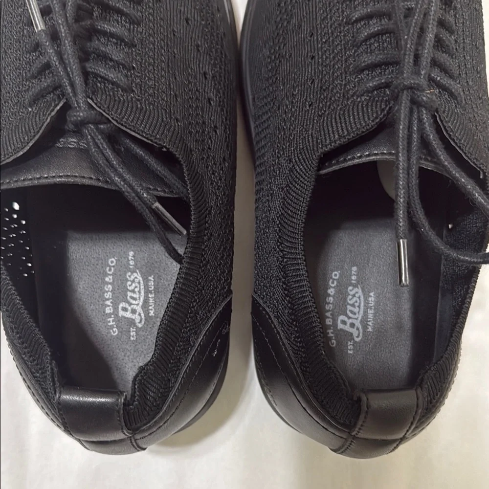 G.H.Bass & Co. Mens Kole Knit Black Casual Dress Shoes Size M 10.5 Almost new